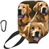YQxwJL Golden Retrievers - Custodia protettiva per pickleball, in neoprene, con cerniera, tasca in rete e moschettone