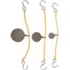 Cabilock Bersaglio Elastico in Acciaio Inox, Set 2,5 3 4 CM | Allenamento e Pratica Arco e Frecce, Appeso All'albero, Comodo da Portare, Uso da Esterno