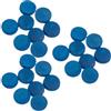 CIYODO 30 Pezzi Punte in Cuoio per Stecca da Biliardo, Blu, per Pool | Ricambio per Stecca da Biliardo, Previene le Spaccature, Rinforza L'estremità, Facile da Portare