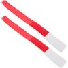 Beaupretty 2 Pezzi Cinghia di Fissaggio per Snowboard e Sci in Nailon Rosso