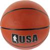 DIYEAH Pallone da Basket Standard Numero 5 in Gomma per Adolescenti | Superficie Zigrinata Antiscivolo, Uso Interno ed Esterno, Arancia, per Studenti e Partite Stile Casuale
