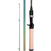 APLVFFZH Canna da Pesca Lure Rod Azione Morbida, Arcobaleno, manico a pistola, 1.5m | fibra di carbonio - non telescopica - metallo - suma - plastica - 2 sezioni - per Acque Interne - per Horse Mouth Fish