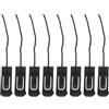 NUOBESTY 8 Pezzi Clip per Pinna da Paddleboard, Divisore Acqua Nero per | PVC e Nailon, Design Anti Perdita e Montaggio Rapido, per Attività Acquatiche All'aperto