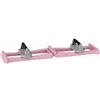 Harilla Leg Training Machine Stepper Domestico Compatto Pieghevole Scorrevole Realizzato in Plastica Movimento Leggero Struttura Stabile Adatto per, Rosa Carino Aggiornato, Aggiornato