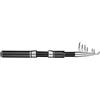 LatoYard Canna da pesca telescopica portatile 1.6m-2.7m Carbon Casting Pole | Canna da pesca in carbonio a sezione corta da 1,6 m a 2,7 m telescopica