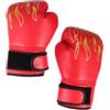ibasenice Guantoni da Boxe Adulti per Allenamento, Imbottitura EVA PU Rossi | Comodi e Sicuri, Stile Chic e Charmante, Taglio Facile da Indossare, per Pratica e Sparring