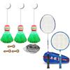 KESOTO Kit Badminton per Bambini con Volano Sospeso Ganci da Soffitto di Ricambio per Colpire Sempre La Navetta Adatto per Gioco Indoor E Palestra, style to 2