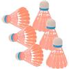 ibasenice Volani Badminton in Plastica Rosa, Volano Stabile per Pratica | Gonna Flessibile, Visibilità Alta, Uso Quotidiano e Giardino, Adatti a Principianti e Donne