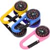 iplusmile 10 Pezzi Bussola Portatile Moschettone in Acrilico per Campeggio | Design Semplice, Stabile e Precisa, Facile da Indossare e Trasportare, Accessorio Utile per Escursioni All'aperto