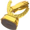 DIYEAH Premio Guanto del Portiere in Resina per Calcio, Oro | Ornamento Decorativo Leggero, per Scrivania e Festa in Ufficio, Idea Regalo per Appassionati