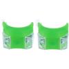 TOYANDONA 4 Pezzi Luce Posteriore LED per Bici, 3 modalità, Verde | Silicone e Componenti Elettronici, Montaggio Facile, Antiurto, per Mountain Bike in Zone Poco Visibili