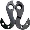 Hoppipola Gamba posteriore in alluminio di ricambio per JF2/FUOCO4/FEROCE, gancio posteriore per bicicletta, leggero, 15 g, nero, 5,4 x 3,65 cm