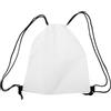 BUGUUYO Zaino Sportivo Cordino, Borsa Bianca Sottile Oxford | Laptop e Telefono, Chiusura a Coulisse Sicura, Comodo per Cheerleading e Attività All'aperto