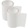 HANABASS 2 Rotoli Nastro Adesivo TPU Trasparente per Riparazioni | Pezzi 1,8 7,5 Cm, Sigillo Flessibile e Resistente All'acqua, per Superfici Varie e Uso Esterno