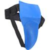 SHINEOFI Protezione Inguinale da Boxe, Coppa Protettiva Blu per Uomini | Traspirante a Rete, Cinghie Regolabili, Vestibilità Rapida, Assorbimento Urti, per Allenamento Kickboxing e Karate