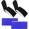 FRCOLOR 4 Pezzi Cinghia Regolabile per Sci Chiusura a Strappo, Nylon