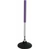 Fonowx Allenamento Basket Palo Dribbling Ostacolo Base Ponderata Flessibile Marcatori Visibili Materiale PVC Naturale Adatto a Percorsi Guidati Coordinazione, Purple, 60CM