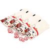 Aoresac 4pcs impermeabile PU Golf Headcovers con Cartoon Cat ricamo per # 1 # 3 # 5 UT Club