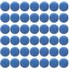DEARMAMY 50 Pezzi Testa in Cuoio per Stecche da Biliardo, Blu | Stecche da Biliardo e Handle End, Controllo Palla, Previene Spaccature, Design Professionale Pratico