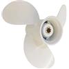 SUNGZE Yamaha Elica per Barca 6hp 8hp 9.9hp F6 F8 F9.9/Barca Fuoribordo Elica 8 1/2x8 1/2-N per Yamaha Motore 2/4 tempi 7 Spline Tooth 6G1-45941-00-EL