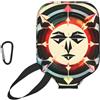 YQxwJL Custodia protettiva per pickleball in neoprene con stampa di cervi con frecce da caccia, triangoli, tasca in rete e moschettone