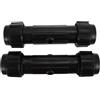 FRCOLOR Connettore per Pagaia in ABS Nero, 2 Pezzi per Kayak e Canoa | Giunto Smontabile, per Aste da 2, 6-2, 8cm, Superficie Liscia Antiscivolo, Rapido da Montare