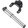 CYRENT Pompa a mano portatile per bici da strada MTB Uso Pompa a mano portatile | Pressione massima 130 PSI, gonfiaggio veloce, corpo in lega di alluminio, tubo retrattile integrato, riparazione pneumatici