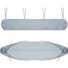 CSARPECT Tende da Sole per Giardini, Coperture Tettoia Tessuto 420D Oxford Protettiva Antipolvere Impermeabile, per Avvolgibile A Scomparsa, Patio Veranda Esterno Invernale (Gris, 2.5M)