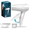 Cecotec Asciugacapelli Ionicare Travelwhite. 2400W Compatto E Pieghevole, Funzione Pro Ionizer, Flusso D'Aria Potente E Regolazione Turbo/Medio, Temperatura Per Capelli Perfetti, Tecnologia Haircare