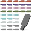 QWORK® Etichette per Cavi Riutilizzabili, 35 Pezzi in 7 Colori, 4 x 2 cm - Targhette Scrivibili per Identificazione e Gestione Fili per Ufficio, Casa, Elettronica, Computer, TV e Router