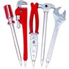 MERVYNGLYNNHUNTER 5 Pezzi penne strane, penne divertenti16CM a Forma di Utensile Manuale Hardware da Scrittura a Inchiostro Nero Pinza per Chiave Inglese Cacciavite a Martello