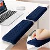 Sushret Cuscinetti Angolari a L per Scrivania, Set da 2 - Poggiagomiti in Memory Foam, Supporto Ergonomico Antiscivolo per Braccia, Polsi e Avambracci, per Casa e Ufficio