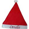 Handmade CAPPELLO DI BABBO NATALE PERSONALIZZATO CON SCRITTA IN VINILE BRILLANTINATO