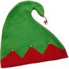 Handmade Generico Cappello Elfo di Babbo Natale in Pannolenci con sonaglino campanellino Taglia Unica 56 cm diametro circa