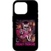 Halloween Glam Retro Vintage Comics Pop Custodia per iPhone 16 Pro Freaky Frenchie Ciclope Zombie Bulldog Francese Spettrale Spaventoso