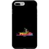 Wasserfarben City Art Skyline Designs Custodia per iPhone 7 Plus/8 Plus Skyline di Colonia colorato