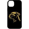 Fawn Brindle Boxer Breed Gifts T Shirts Custodia per iPhone 14 Plus Mens & Womens Cute Retro Vintage Logo Boxer Dog Lover