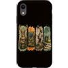 Funny Hunting Back To School Deer Huntin Custodia per iPhone XR Hunting Back To School - Zaino mimetico per studenti e cacciatori di cervi