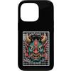Merch di Amazon Custodia per iPhone 13 Pro Hannya Oni Grid Devil Yokai - Maschera da tatuaggio giapponese con diavolo