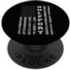 Proud Mississippi American family Gulfport, Mississippi, bandiera americana PopSockets PopGrip Adesivo