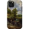 RelaxArtWorld Custodia per iPhone 11 Pro Il carro di fieno di John Constable (1821)