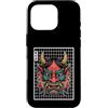 Hannya Oni By Tokyo-Waves Custodia per iPhone 16 Pro Maschera giapponese del diavolo Hannya giapponese Oni Grid Yokai Oni
