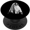 Halloween Boston Terrier Dog Owner Ghost Boston Terrier Halloween amante dei cani spettrale fantasma spaventoso PopSockets PopGrip Adesivo