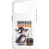 Vintage Halloween Farm Custodia per iPhone 16 Pro Honkus Ponkus Wizard Goose Funny Halloween Witch Humor