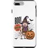 Vintage Halloween Farm Custodia per iPhone 7 Plus/8 Plus Boo Whos Oinking There Funny Halloween Witch Pig