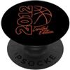 Retro Birthday Party Supply for Basketba Retro 2012 edizione limitata anni 90 stile basket anno di nascita PopSockets PopGrip Adesivo
