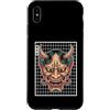 Japanese Aesthetic by Tokyo Waves Custodia per iPhone XS Max Yokai Oni Face Devil - Maschera per tatuaggi giapponesi