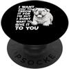 Regalo per il proprietario del cane, com Bulldog inglesi Abbigliamento da passeggio Bulldog per PopSockets PopGrip Adesivo