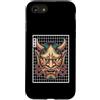 Hannya Oni Mask Aesthetic By TW Custodia per iPhone SE (2020) / 7/8 Yokai Oni Face Devil - Maschera per tatuaggi giapponesi
