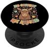 Coffee Moose Caffeine Humor Morning Nessun caffè non divertito Moose Caffeina Umorismo PopSockets PopGrip Adesivo